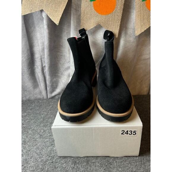 Blondo Womens Mayes Black Suede Ankle Boots Shoes 9 Medium (B,M) BHFO 4255 - Picture 8 of 8